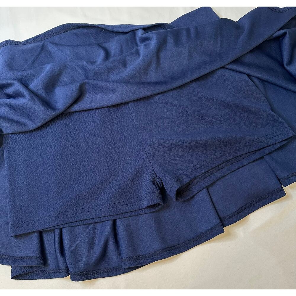Lock and Love Navy Blue Skater Tennis Pickleball Skort Mini Skort Size 3x - Picture 2 of 7